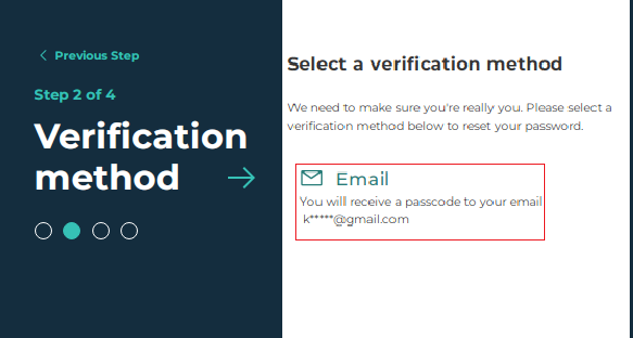 Reset MI Bridges Login Password